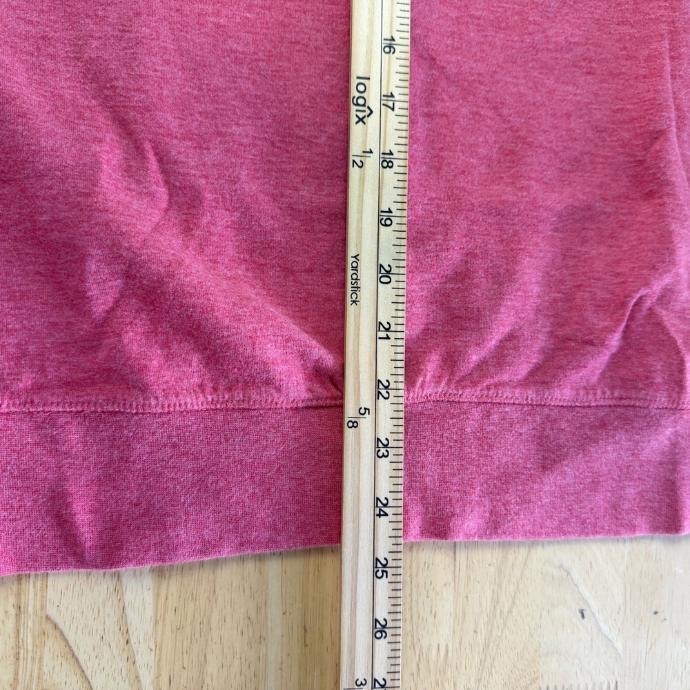 Polo Ralph Lauren QUARTER ZIP Mens M Cotton Viscose Pullover Red Heathered Pony - Picture 8 of 9